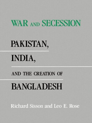 cover image of War and Secession